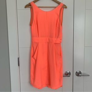 Wilfred Hot Coral Florescant Dress XS size 2 Urban Outfitters